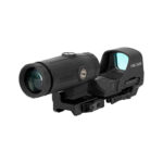 1+1 כוונת HS510C נקודה אדומה כולל טעינה סולרית ומשלש HM3X מגדילה פי 3 של חברת Holosun – תמונה 4