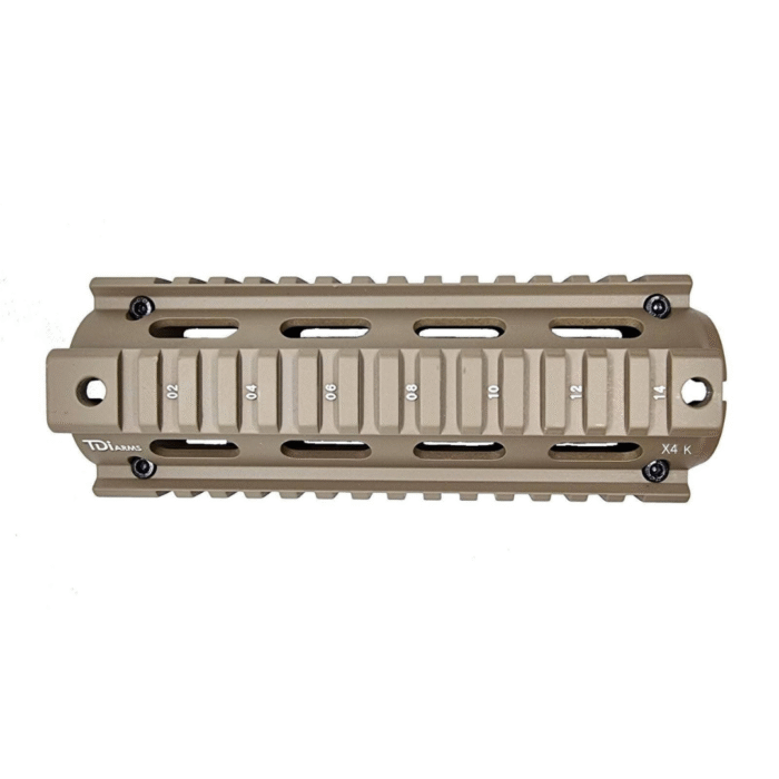 ⁦מתפס אלומיניום 4 מסילות X4 (M16, M4) TDI – מתפסי טרור 4 מסילות אלומיניום ל M-16 ,M-4 TDI⁩ – תמונה ⁦1⁩