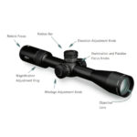 VORTEX PST-5258 כוונת טלסקופית 30MM דור ב' 5-25X50 עם צעיור פני עדשה EBR-2C MRAD