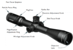 VORTEX VIPER HST כוונת טלסקופית 6-24X50 עם ציור פני עדשה VMR-1 - MRAD