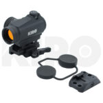 כוונת השלכה KIRO בעלת נקודה אדומה בגודל 3 MOA, מתאם שחרור מהיר, מתאם נמוך וכיסויי עדשה עבור ערכות הסבה