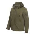 מעיל סופטשל צבאי עם בטנת פליז – דגם סיירות