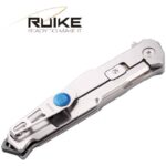 סכין כיס טקטית – Ruike 14C28N – סכין P108 – כסוף