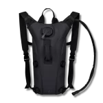 ⁦שלוקר טקטי 3 ליטר איכותי עם רצועות מרופדות וצינור שתייה שחור / ירוק זית⁩ – תמונה ⁦5⁩