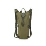 ⁦שלוקר טקטי 3 ליטר איכותי עם רצועות מרופדות וצינור שתייה שחור / ירוק זית⁩ – תמונה ⁦6⁩