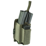 תא מודולרי כפול – למחסנית 5.56 + מחסנית אקדח (M9 + 4M) – מרעום דולפין | פאוץ’ משולב תואם MOLLE