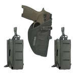 ערכת אקדח מודולרית כולל תאים ל-2 מחסניות – מרעום דולפין