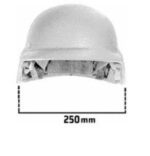 ⁦קסדה בליסטית PASGT ברמת מיגון NIJ Level IIIA – Masada Armour צבע ירוק ריינג'ר⁩ – תמונה ⁦4⁩