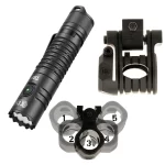 ⁦פנס טקטי עמיד במיוחד בעל עוצמה של 1900 לומן מתאם לנשק / קסדה⁩ – תמונה ⁦8⁩