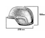 ⁦קסדה בליסטית PASGT ברמת מיגון NIJ Level IIIA – Masada Armour צבע ירוק ריינג'ר⁩ – תמונה ⁦2⁩