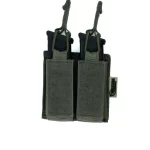 פאוץ’ כפול למחסנית אקדח 9 מ”מ מצדה Masada Armour צבע ירוק ריינג'ר / שחור