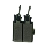 פאוץ’ כפול למחסנית אקדח 9 מ”מ מצדה Masada Armour צבע ירוק ריינג'ר / שחור