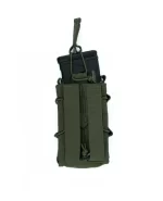 ⁦פאוץ’ בודד למחסנית 5.56 מצדה Masada Armour צבע ירוק ריינג'ר / שחור⁩ – תמונה ⁦4⁩