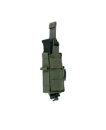 ⁦פאוץ’ בודד למחסנית אקדח 9 מ”מ מצדה Masada Armour צבע ירוק ריינג'ר / שחור⁩ – תמונה ⁦5⁩