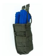 ⁦פאוץ’ מחסנית כפול/צולבת M4 מצדה Masada Armour צבע שחור / ירוק ריינג'ר⁩ – תמונה ⁦2⁩